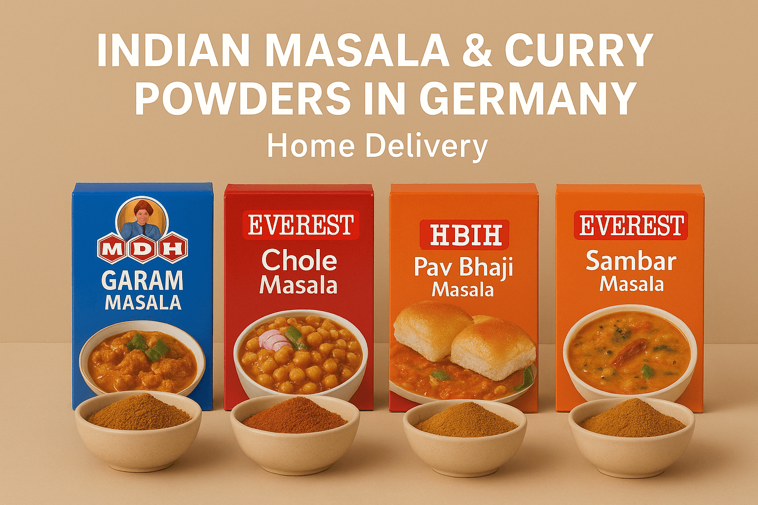 Indian Masala & Curry Powders in Germany – Home Delivery