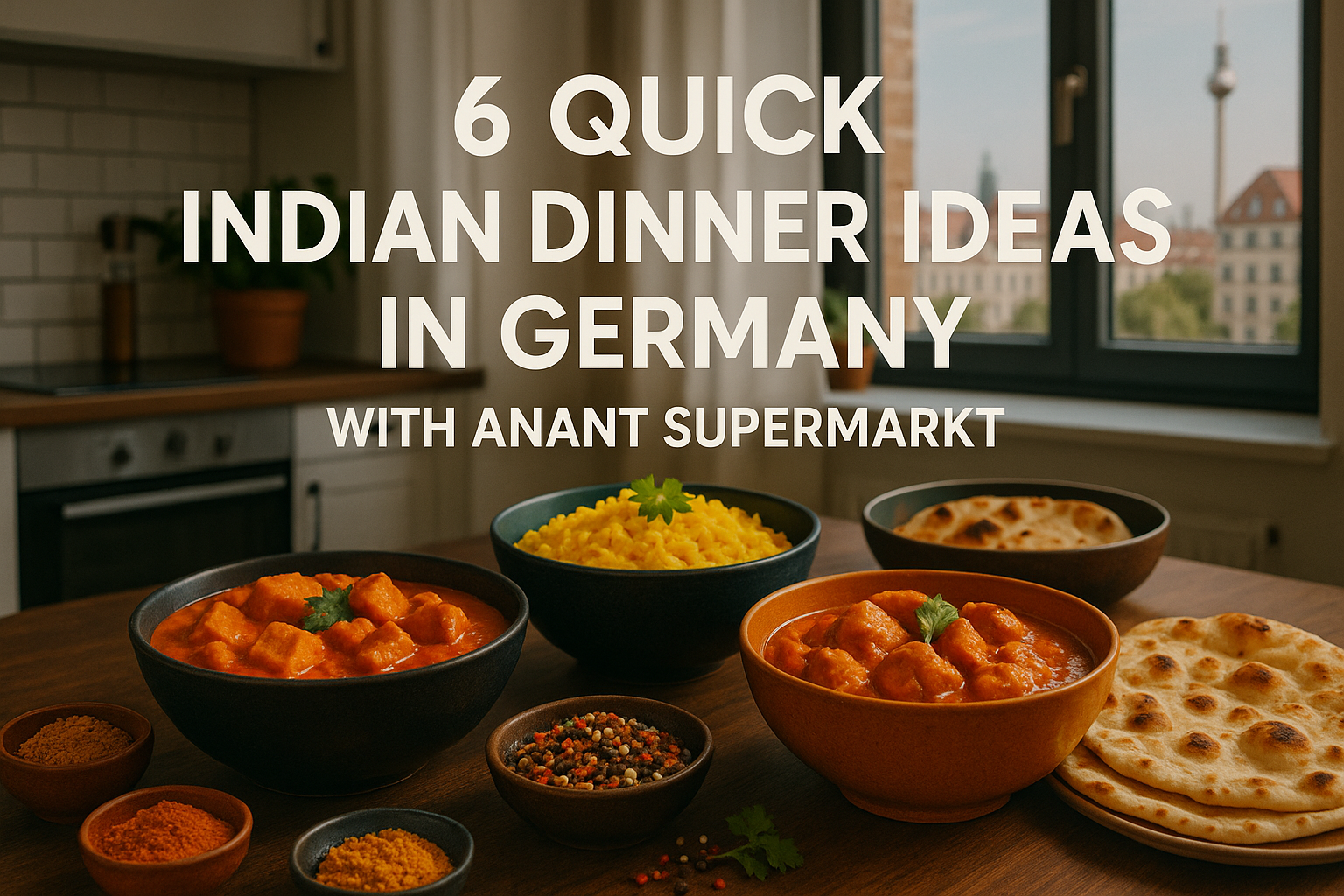 6 Quick Indian Dinner Ideas in Germany with Anant Supermarkt