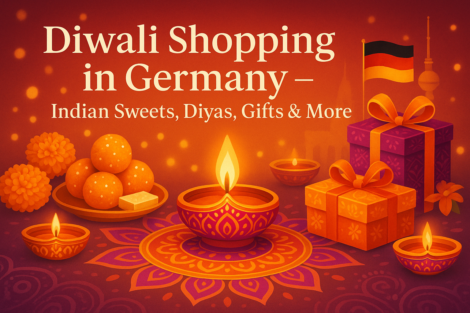 Diwali Shopping in Germany – Indian Sweets, Diyas, Gifts & More