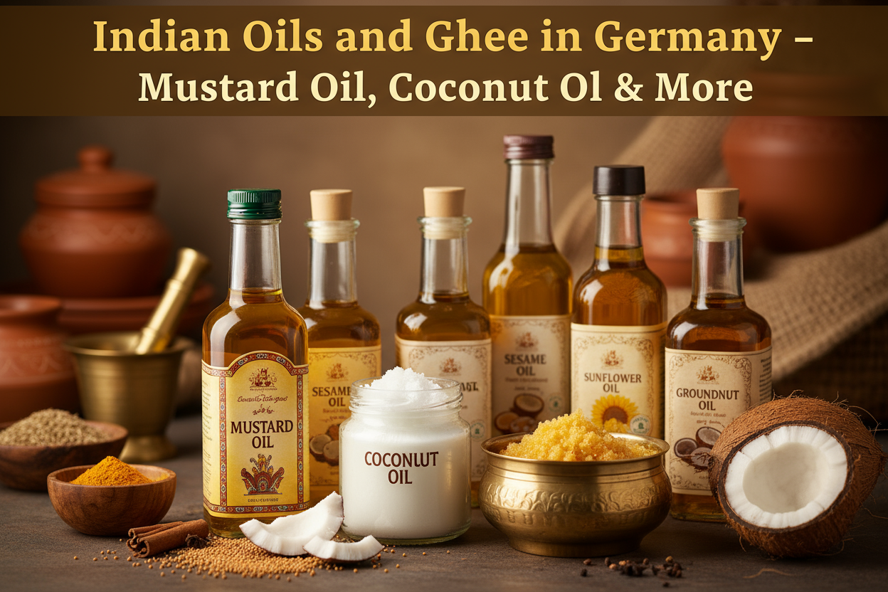 Indian Oils and Ghee in Germany – Mustard Oil, Coconut Oil & More