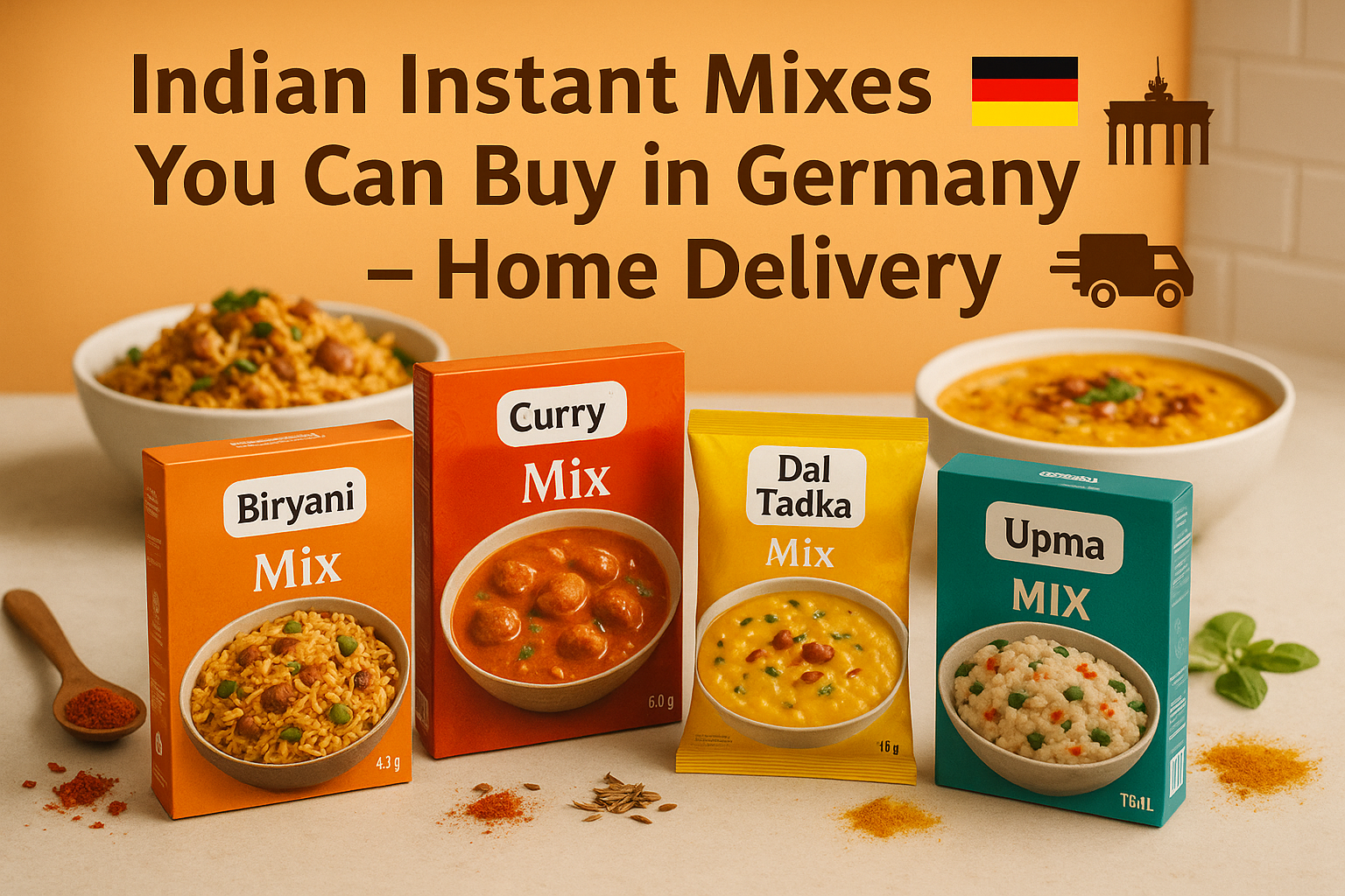 Indian Instant Mixes You Can Buy in Germany – Home Delivery