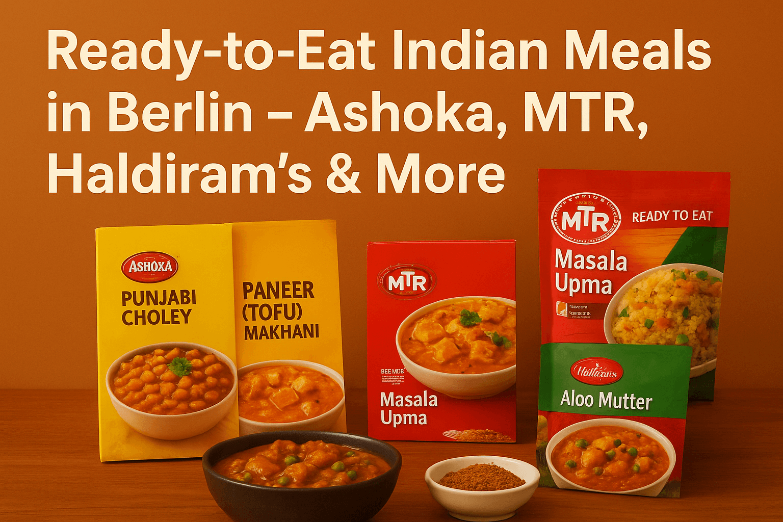 Ready-to-Eat Indian Meals in Berlin – Haldiram’s, Ashoka & More