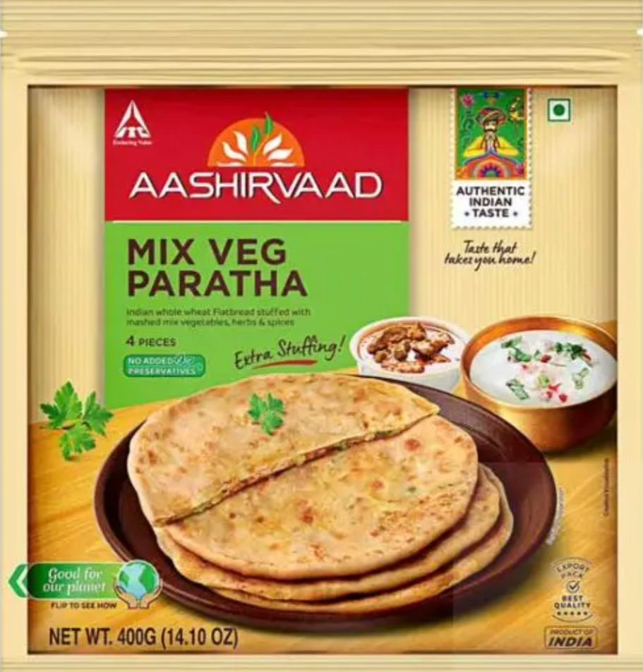 Aashirvaad Mix Veg Paratha