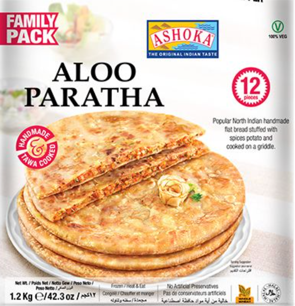 Ashoka Aloo Paratha Family Pack (12 Pieces)