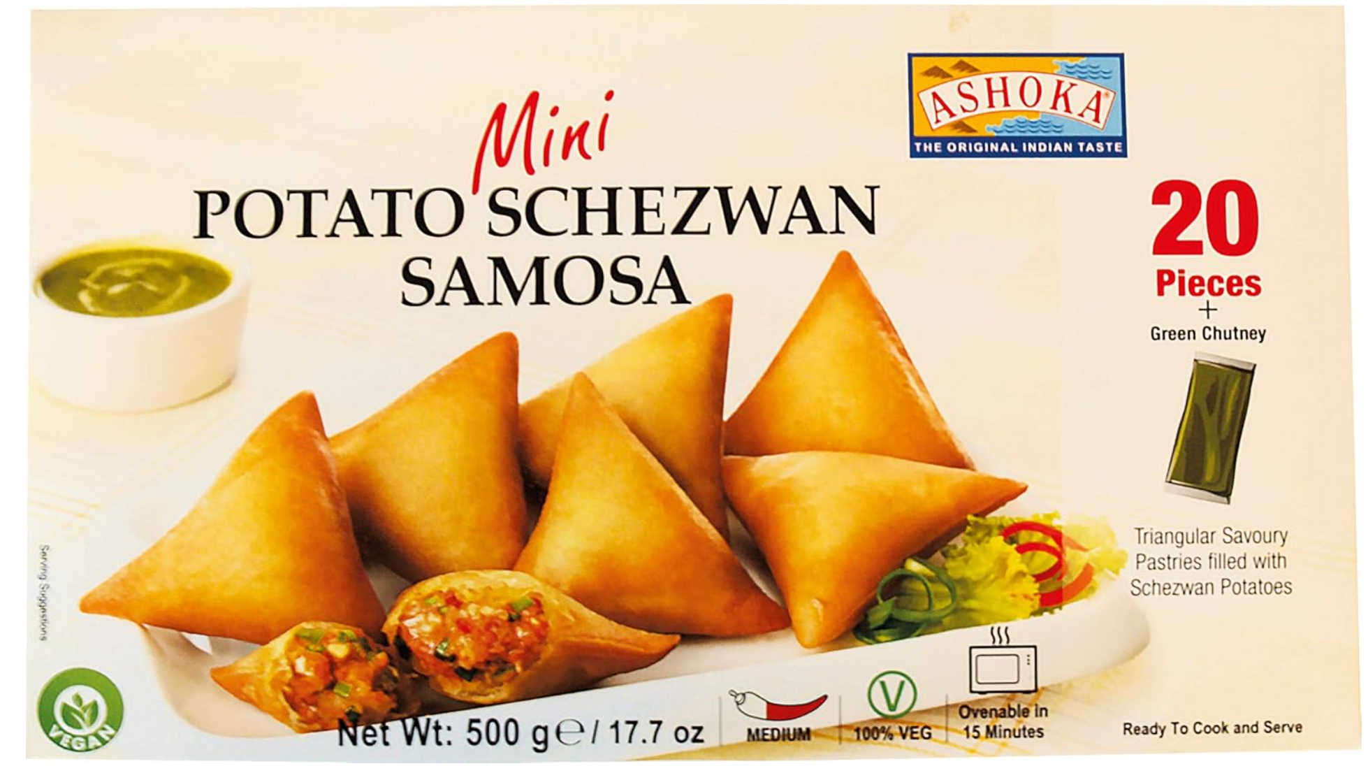 Ashoka Mini Potato Schezwan Samosa