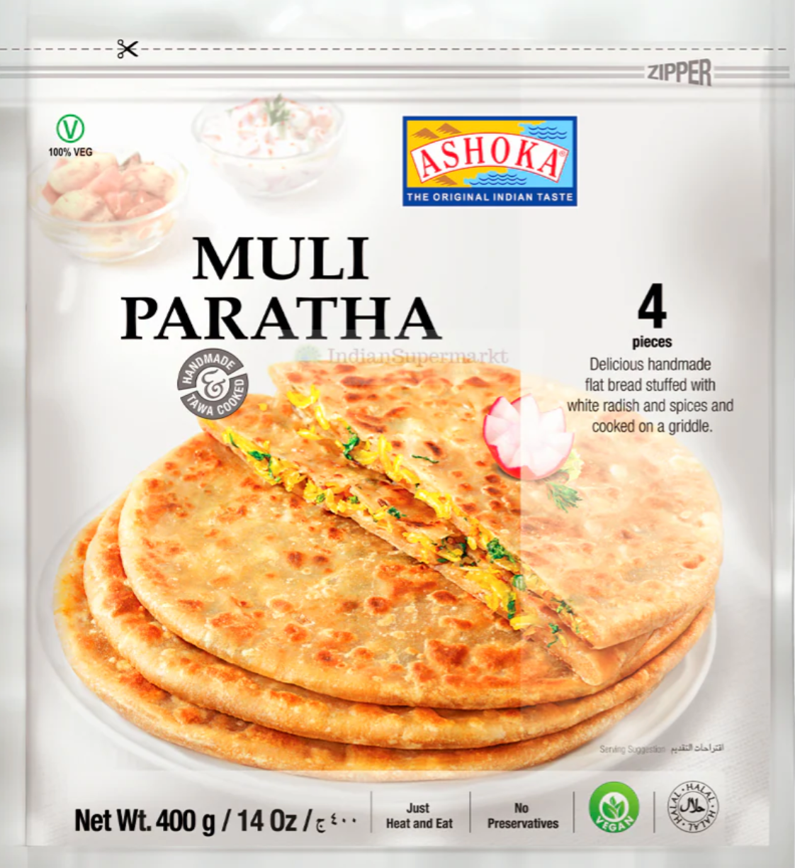 Ashoka Muli Paratha