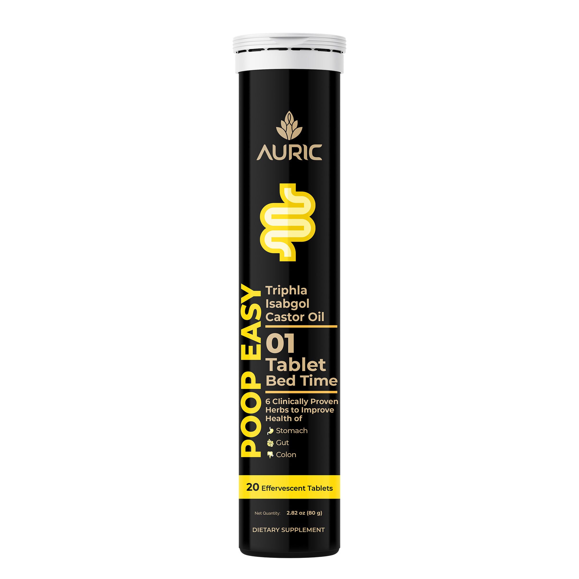 Auric Poop Easy Effervescent Tablets, 20 St.