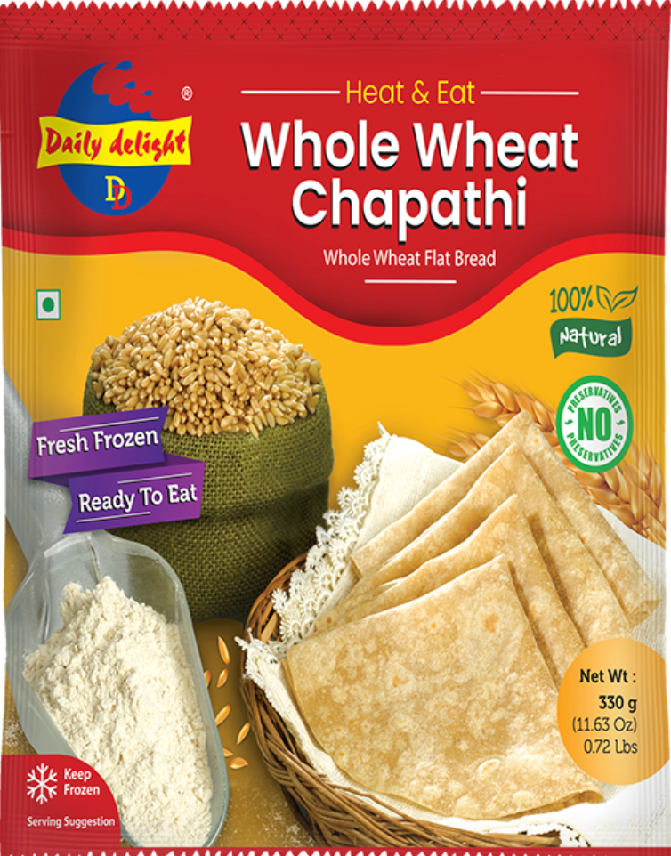 Daily Delight Whole Wheat Chapathi