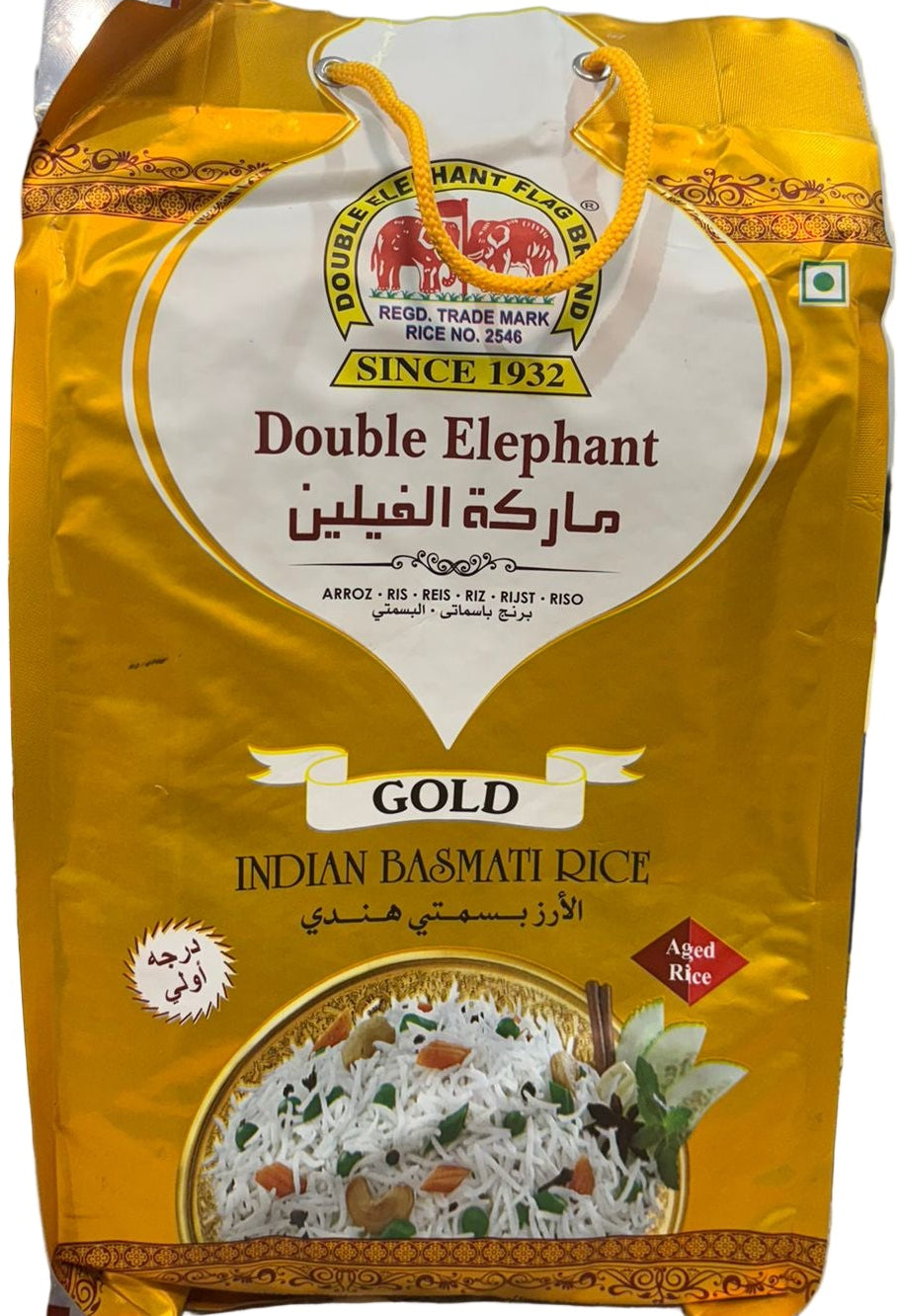 Double Elephant Gold Indian Basmati Rice 5kg