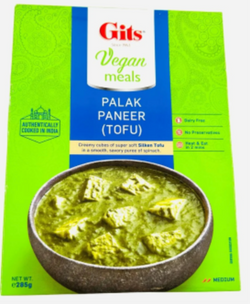 Gits Vegan Meals Heat & Eat Palak Paneer ( Tofu )